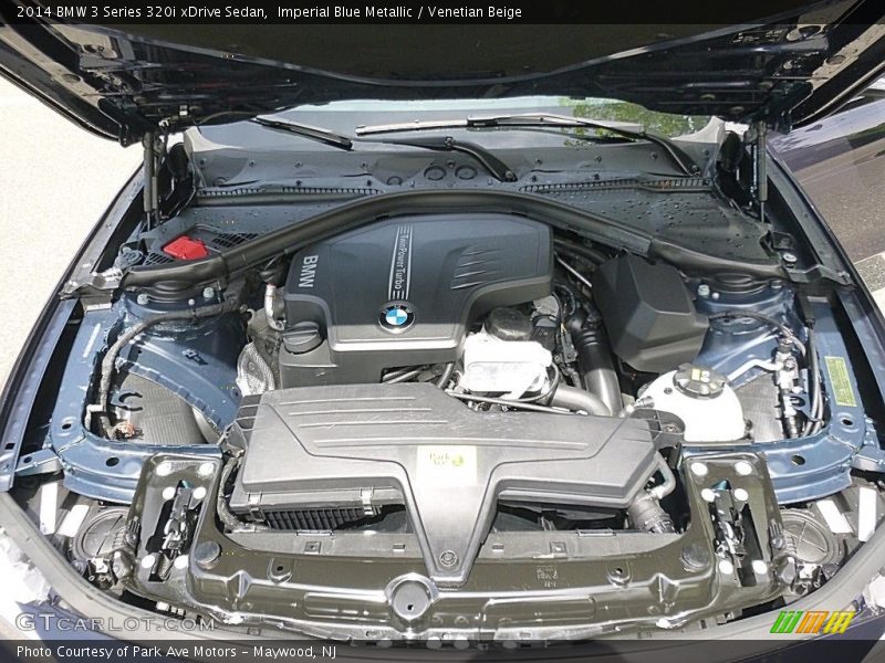 Imperial Blue Metallic / Venetian Beige 2014 BMW 3 Series 320i xDrive Sedan