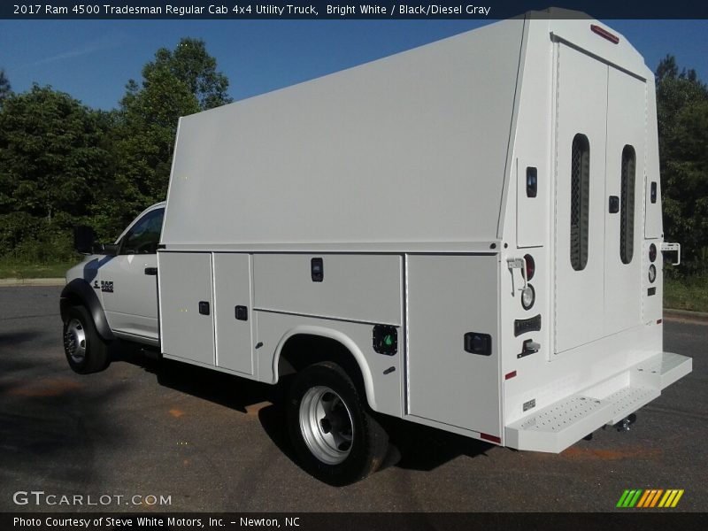 Bright White / Black/Diesel Gray 2017 Ram 4500 Tradesman Regular Cab 4x4 Utility Truck
