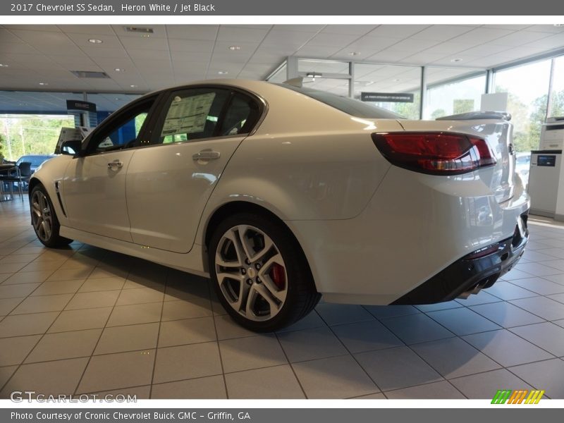 Heron White / Jet Black 2017 Chevrolet SS Sedan