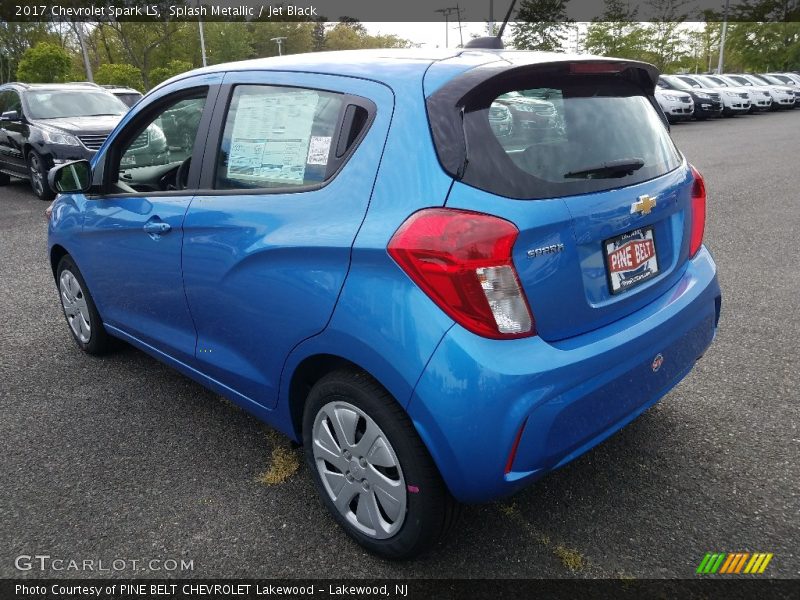 Splash Metallic / Jet Black 2017 Chevrolet Spark LS