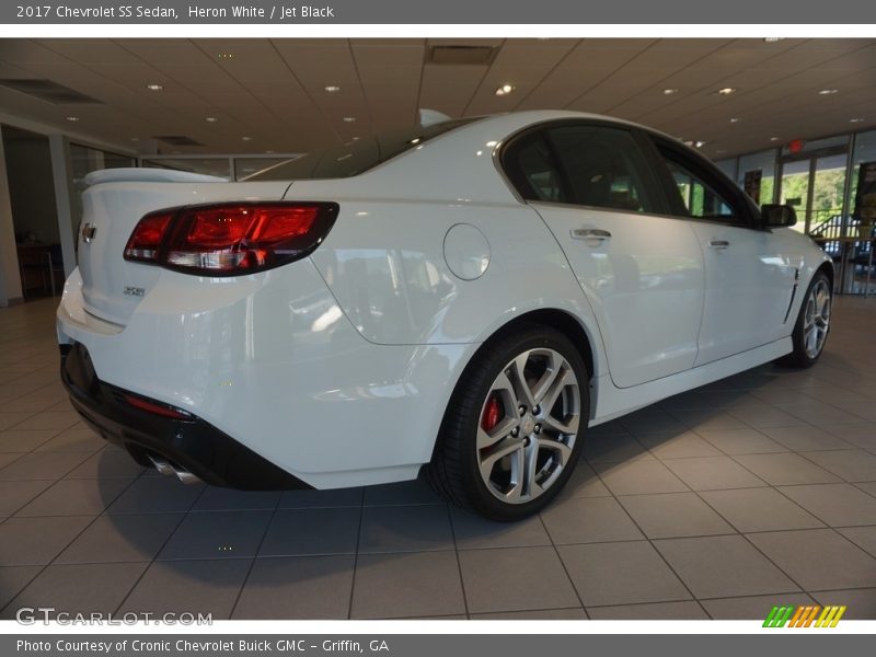 Heron White / Jet Black 2017 Chevrolet SS Sedan