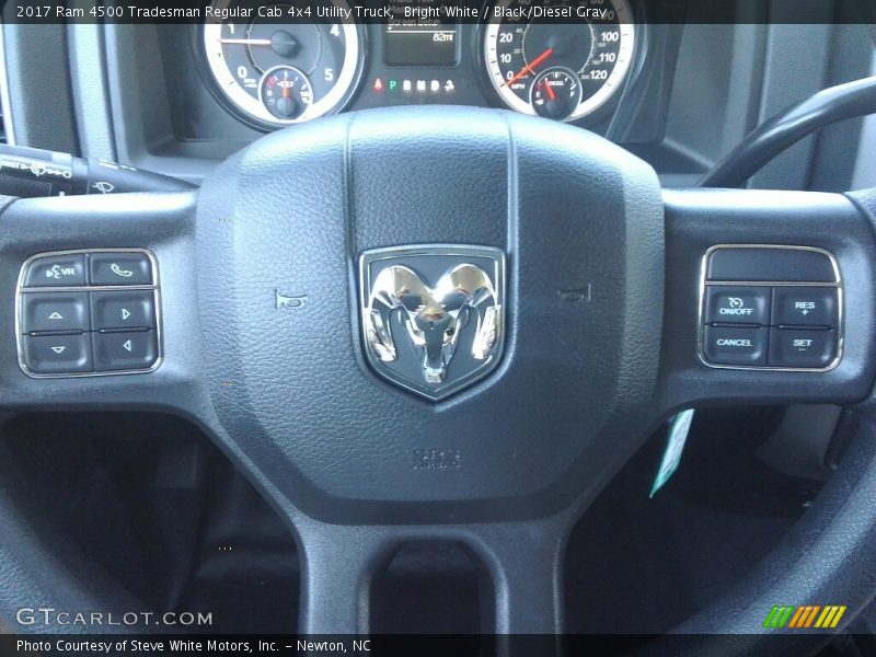 Bright White / Black/Diesel Gray 2017 Ram 4500 Tradesman Regular Cab 4x4 Utility Truck