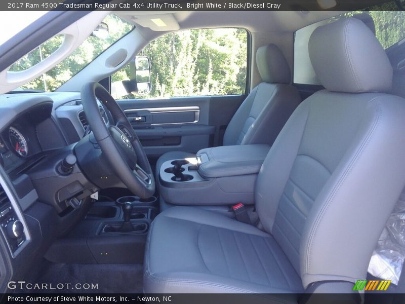 Bright White / Black/Diesel Gray 2017 Ram 4500 Tradesman Regular Cab 4x4 Utility Truck