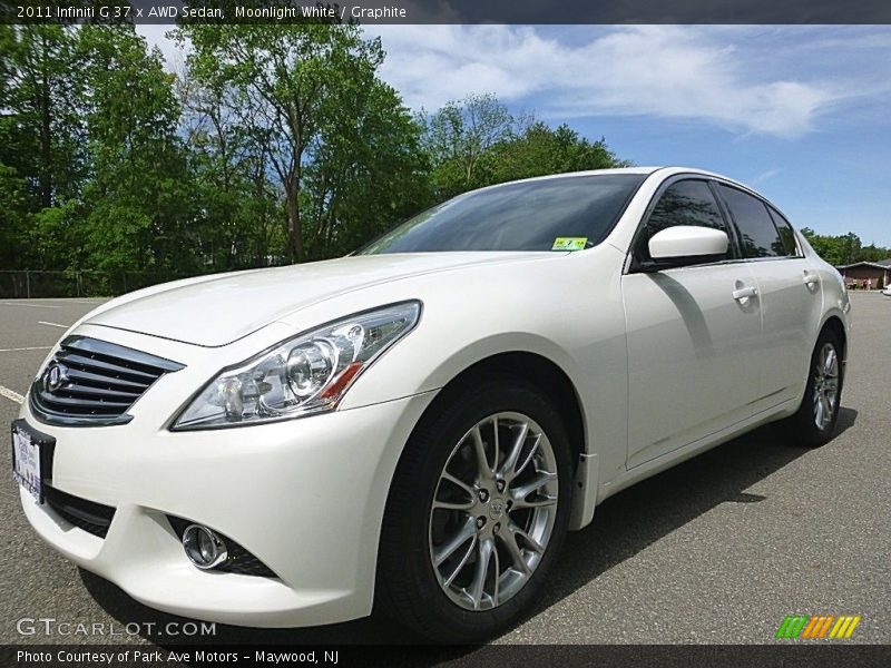 Moonlight White / Graphite 2011 Infiniti G 37 x AWD Sedan