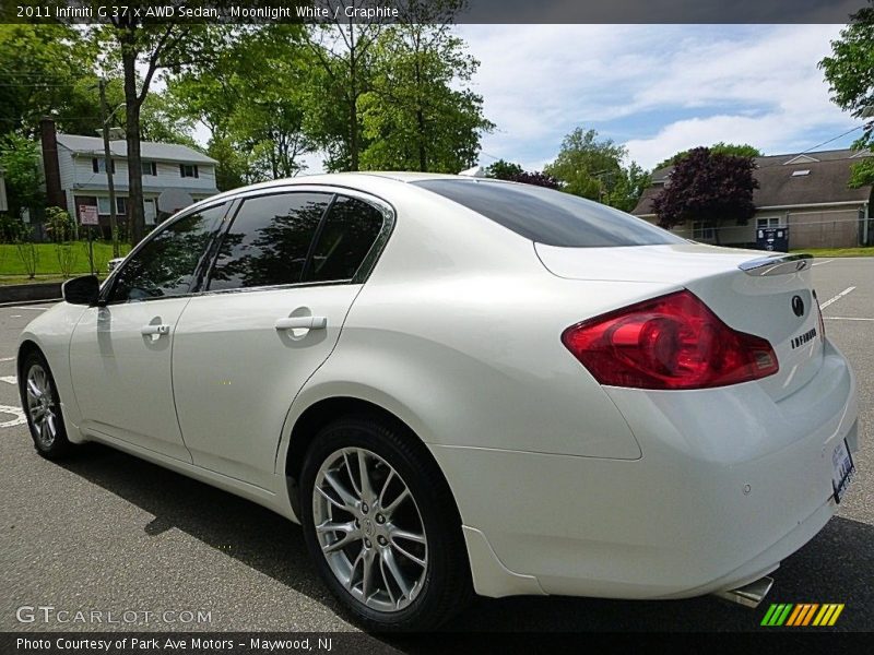 Moonlight White / Graphite 2011 Infiniti G 37 x AWD Sedan