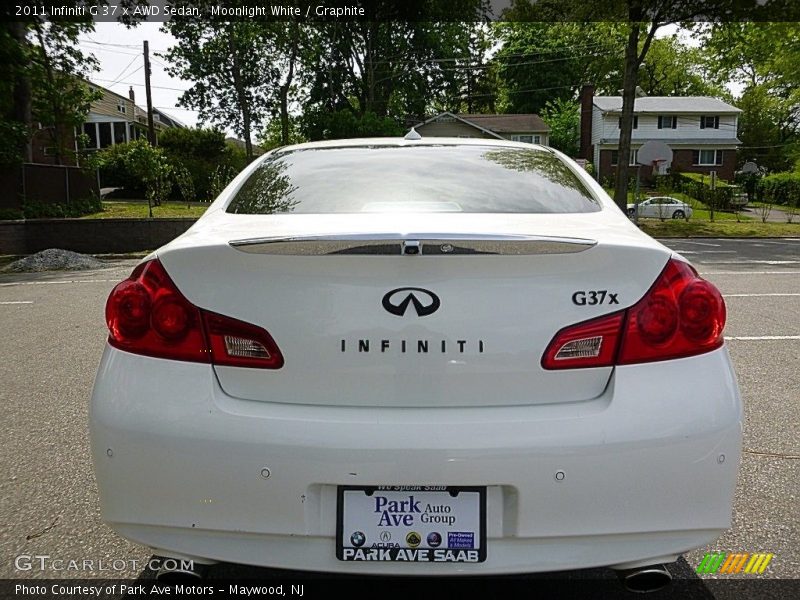 Moonlight White / Graphite 2011 Infiniti G 37 x AWD Sedan