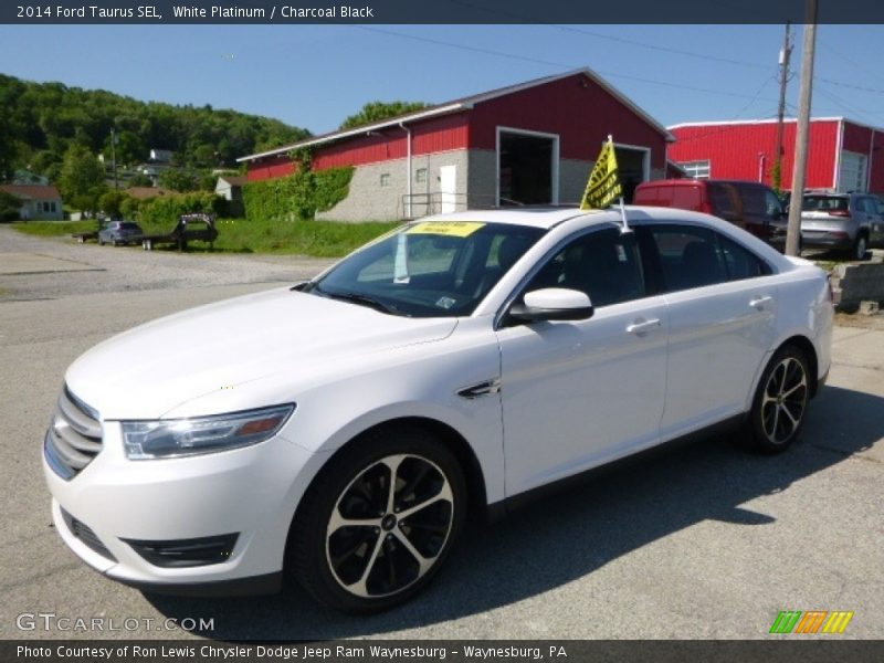 White Platinum / Charcoal Black 2014 Ford Taurus SEL