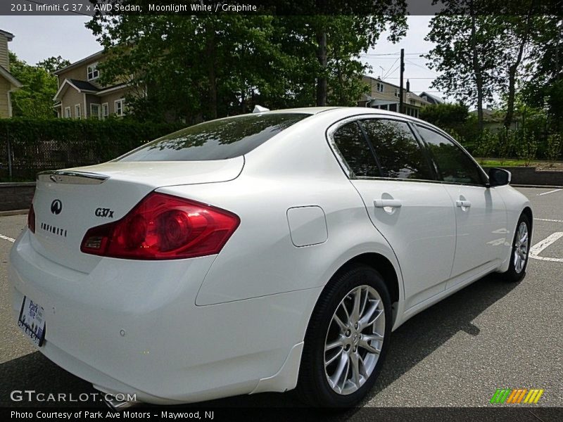 Moonlight White / Graphite 2011 Infiniti G 37 x AWD Sedan