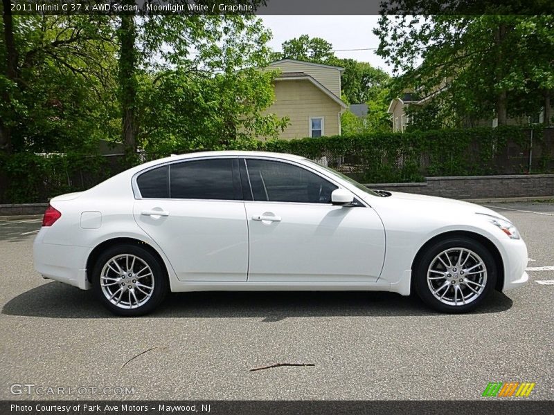 Moonlight White / Graphite 2011 Infiniti G 37 x AWD Sedan