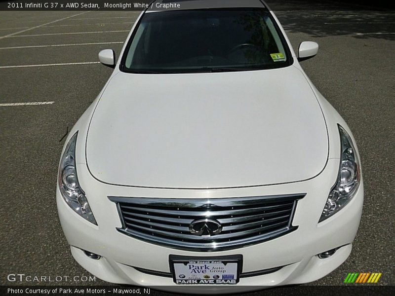 Moonlight White / Graphite 2011 Infiniti G 37 x AWD Sedan