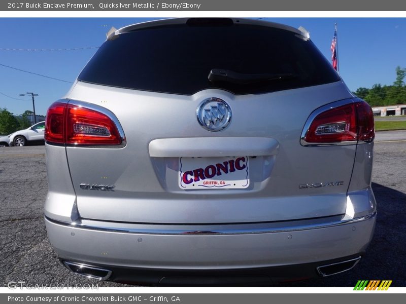 Quicksilver Metallic / Ebony/Ebony 2017 Buick Enclave Premium