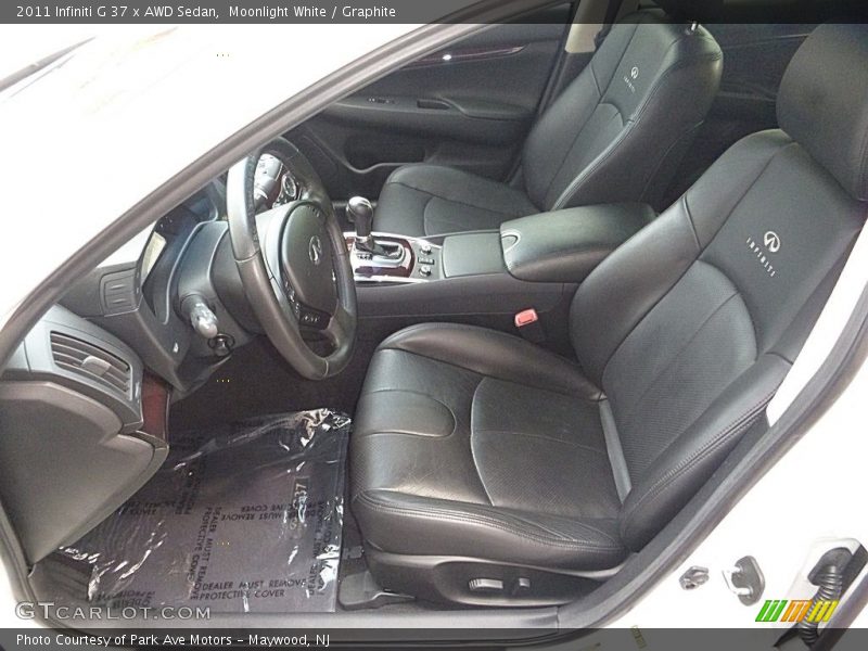 Moonlight White / Graphite 2011 Infiniti G 37 x AWD Sedan