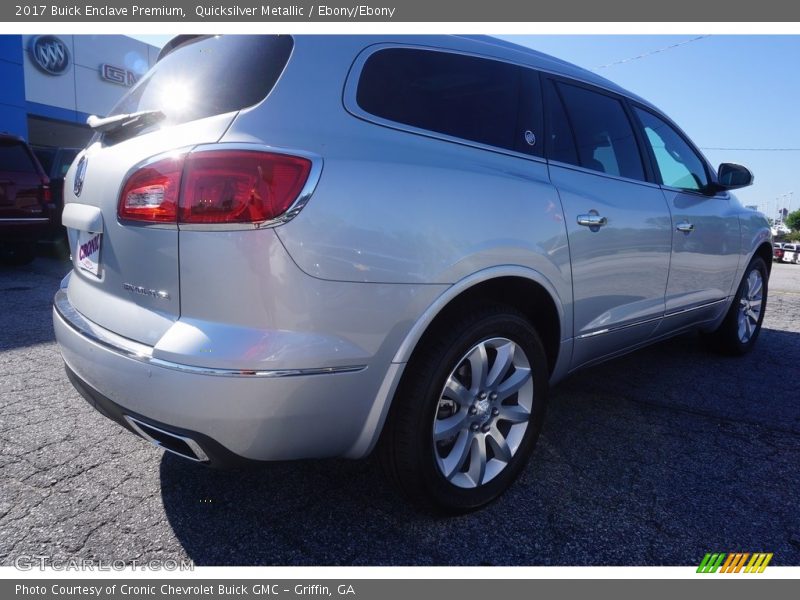 Quicksilver Metallic / Ebony/Ebony 2017 Buick Enclave Premium