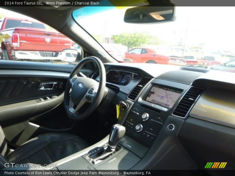 White Platinum / Charcoal Black 2014 Ford Taurus SEL