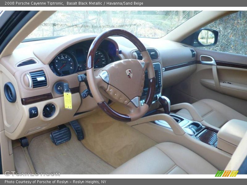 Basalt Black Metallic / Havanna/Sand Beige 2008 Porsche Cayenne Tiptronic