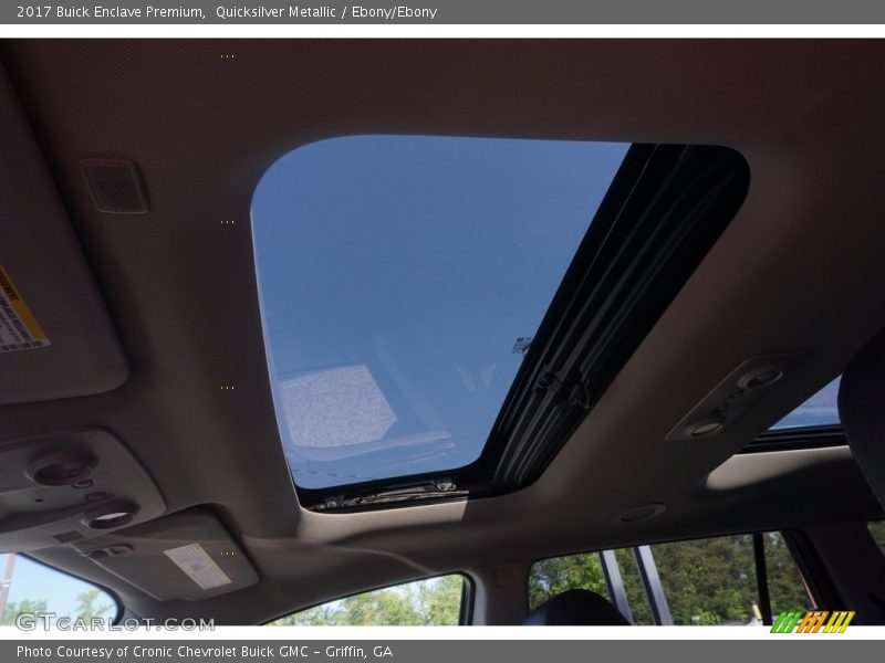 Quicksilver Metallic / Ebony/Ebony 2017 Buick Enclave Premium