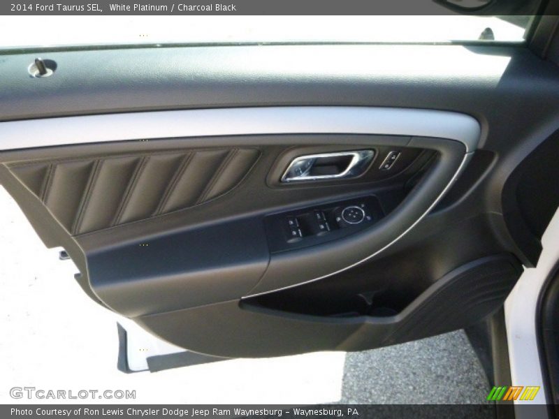White Platinum / Charcoal Black 2014 Ford Taurus SEL