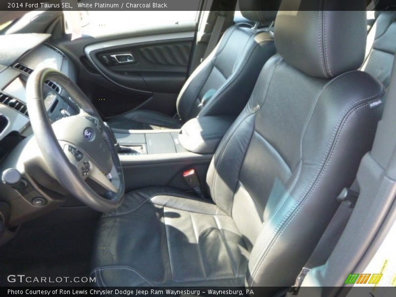White Platinum / Charcoal Black 2014 Ford Taurus SEL