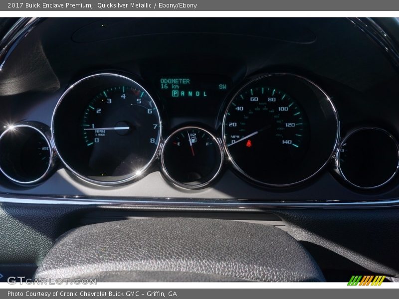 Quicksilver Metallic / Ebony/Ebony 2017 Buick Enclave Premium