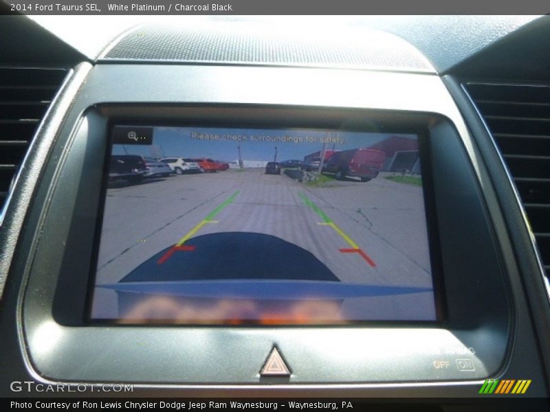 White Platinum / Charcoal Black 2014 Ford Taurus SEL