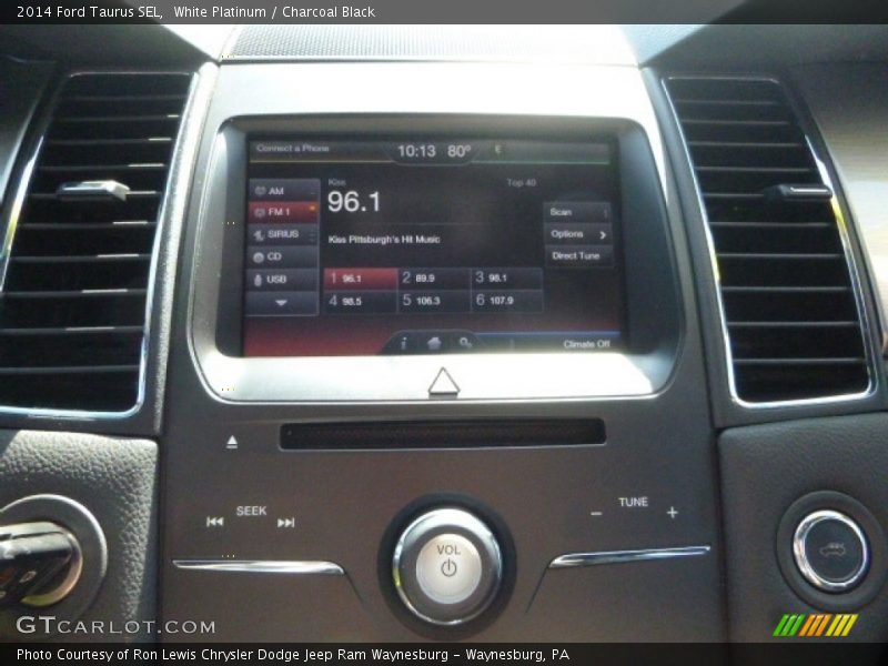 White Platinum / Charcoal Black 2014 Ford Taurus SEL