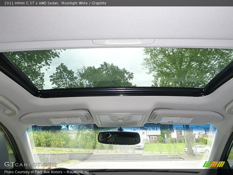 Moonlight White / Graphite 2011 Infiniti G 37 x AWD Sedan