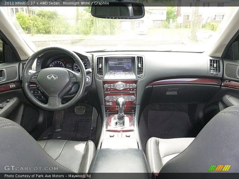 Moonlight White / Graphite 2011 Infiniti G 37 x AWD Sedan