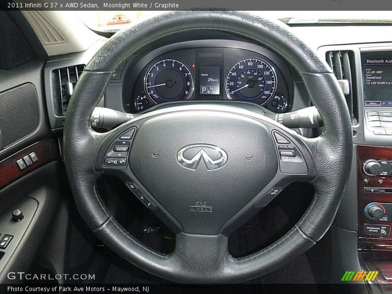 Moonlight White / Graphite 2011 Infiniti G 37 x AWD Sedan