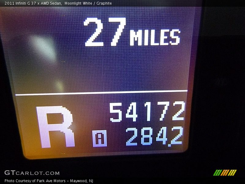 Moonlight White / Graphite 2011 Infiniti G 37 x AWD Sedan