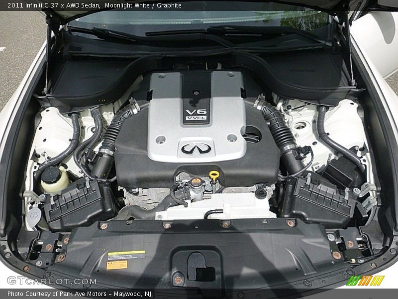 Moonlight White / Graphite 2011 Infiniti G 37 x AWD Sedan