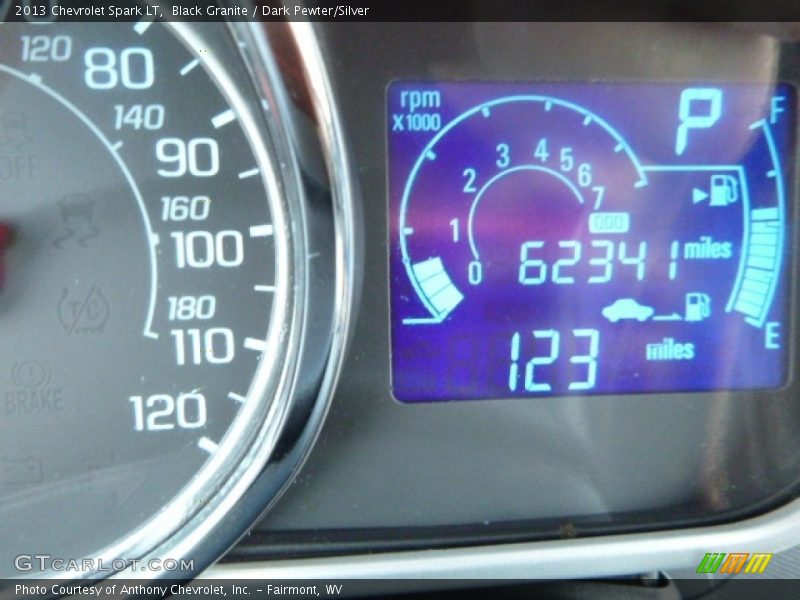 Black Granite / Dark Pewter/Silver 2013 Chevrolet Spark LT