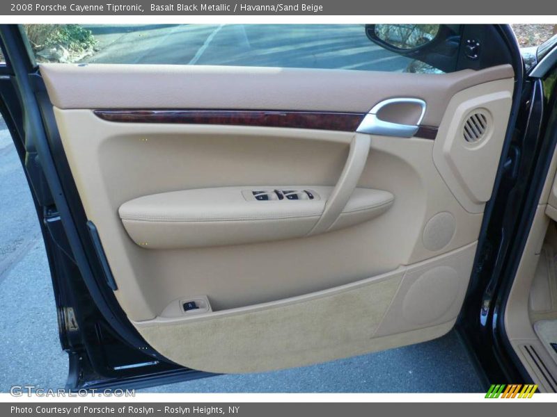 Basalt Black Metallic / Havanna/Sand Beige 2008 Porsche Cayenne Tiptronic