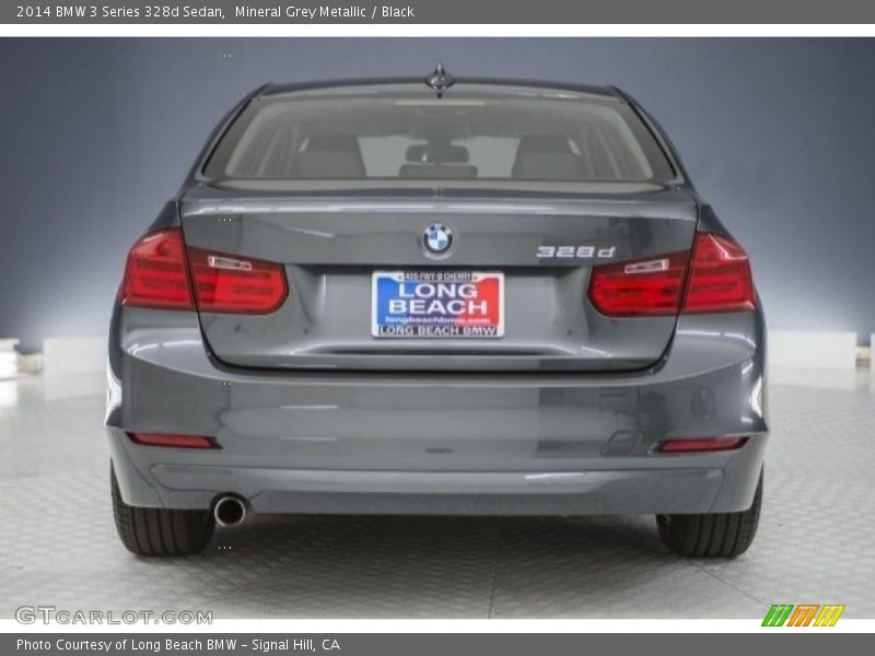 Mineral Grey Metallic / Black 2014 BMW 3 Series 328d Sedan