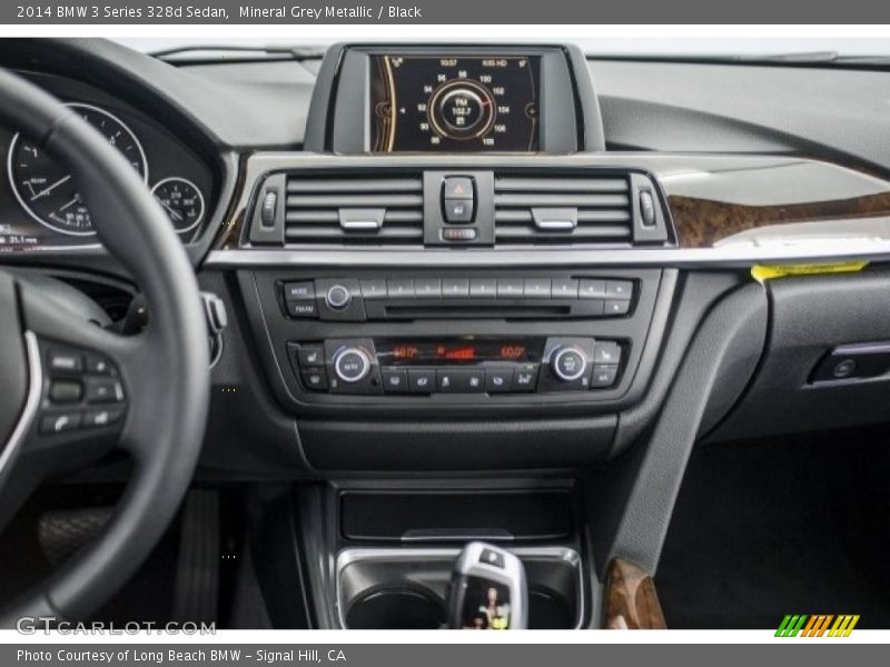 Mineral Grey Metallic / Black 2014 BMW 3 Series 328d Sedan