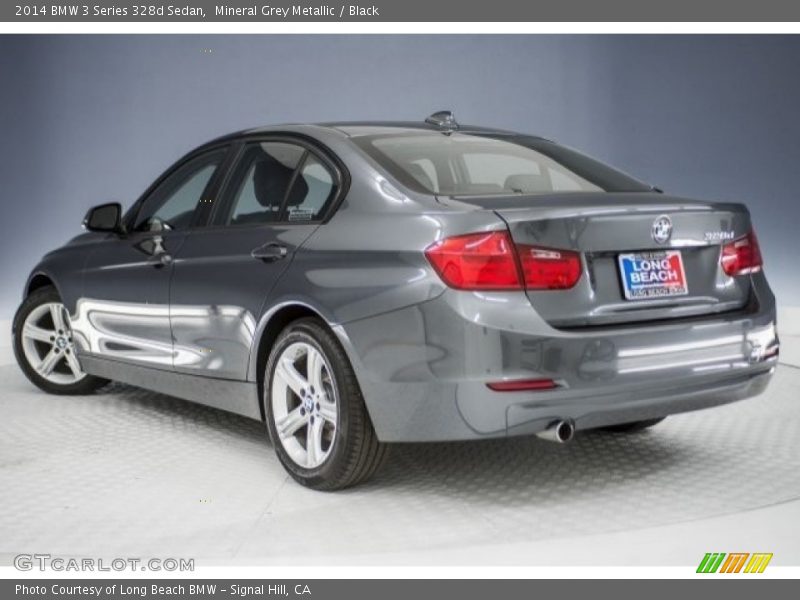 Mineral Grey Metallic / Black 2014 BMW 3 Series 328d Sedan