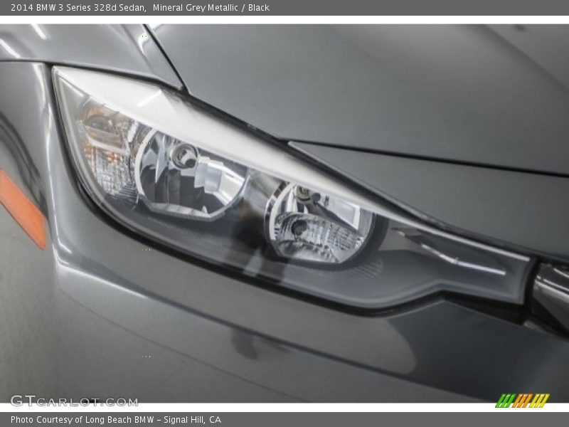 Mineral Grey Metallic / Black 2014 BMW 3 Series 328d Sedan