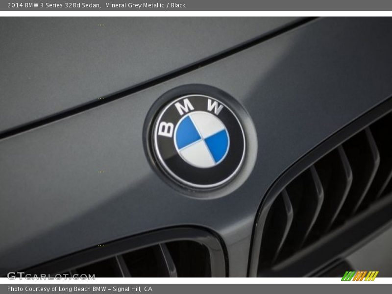 Mineral Grey Metallic / Black 2014 BMW 3 Series 328d Sedan