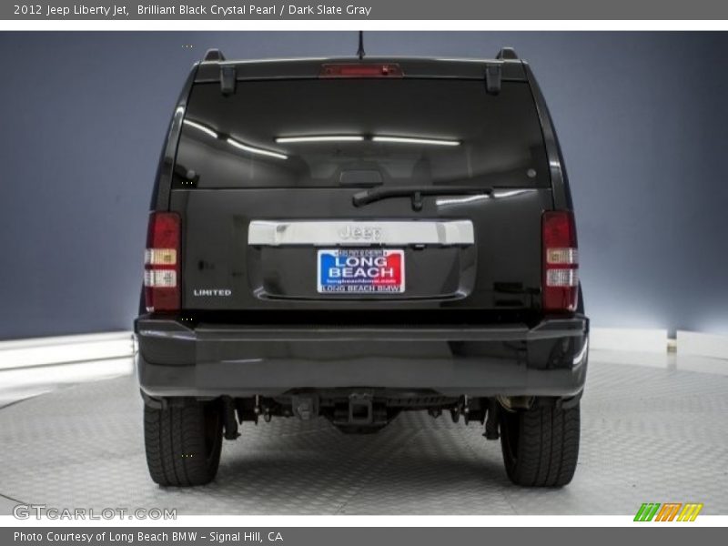Brilliant Black Crystal Pearl / Dark Slate Gray 2012 Jeep Liberty Jet