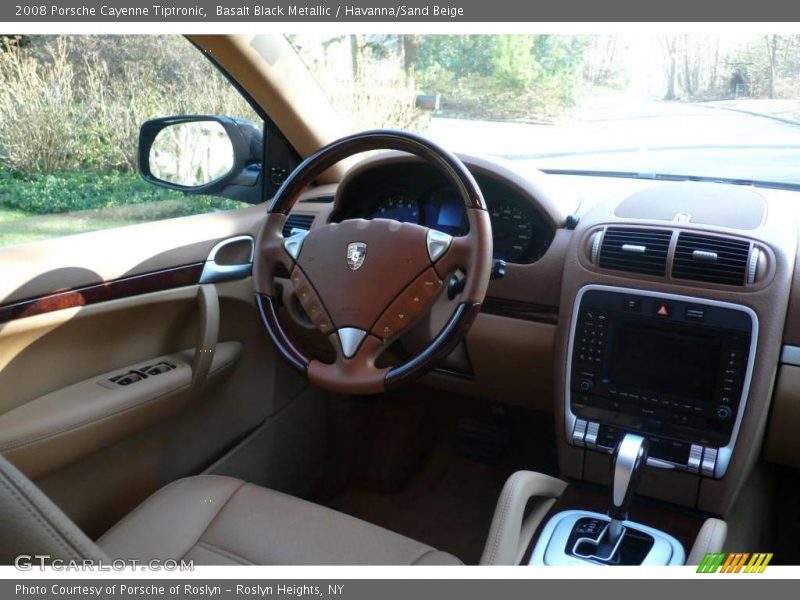 Basalt Black Metallic / Havanna/Sand Beige 2008 Porsche Cayenne Tiptronic