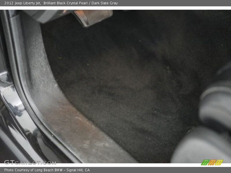 Brilliant Black Crystal Pearl / Dark Slate Gray 2012 Jeep Liberty Jet