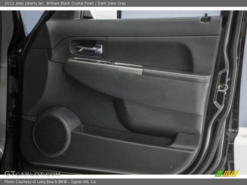 Brilliant Black Crystal Pearl / Dark Slate Gray 2012 Jeep Liberty Jet