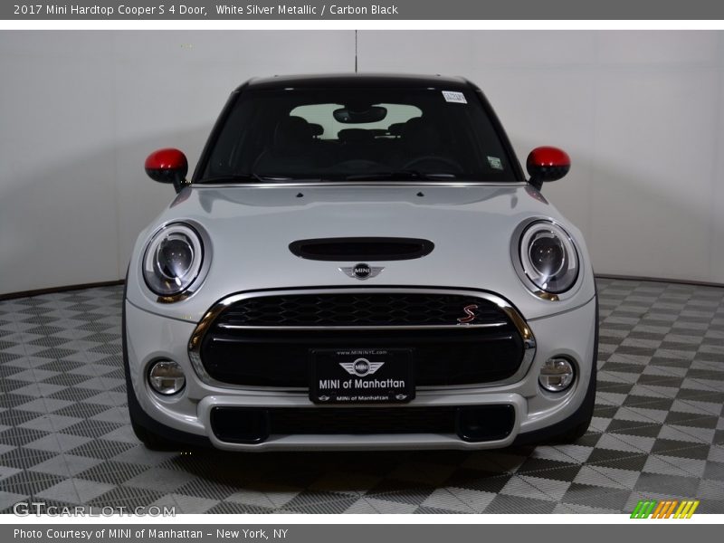 White Silver Metallic / Carbon Black 2017 Mini Hardtop Cooper S 4 Door