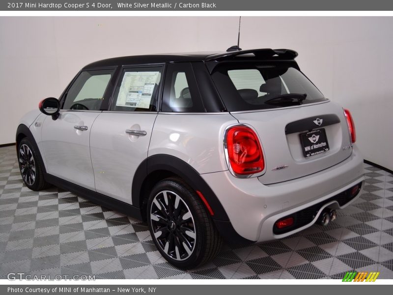 White Silver Metallic / Carbon Black 2017 Mini Hardtop Cooper S 4 Door