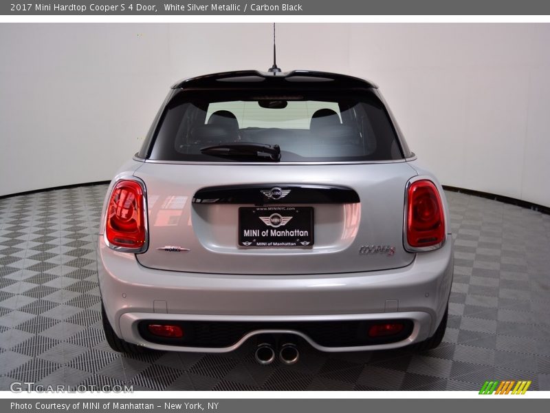 White Silver Metallic / Carbon Black 2017 Mini Hardtop Cooper S 4 Door