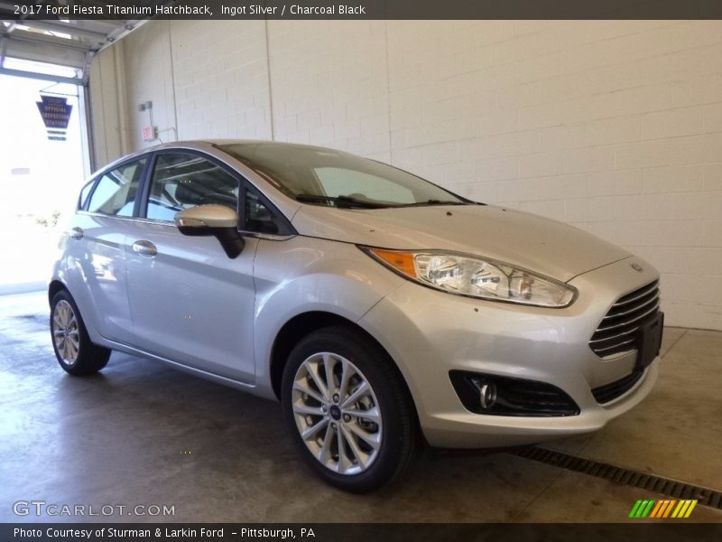 Front 3/4 View of 2017 Fiesta Titanium Hatchback