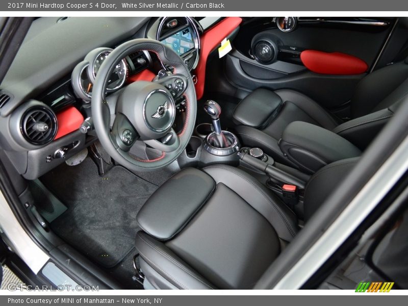White Silver Metallic / Carbon Black 2017 Mini Hardtop Cooper S 4 Door