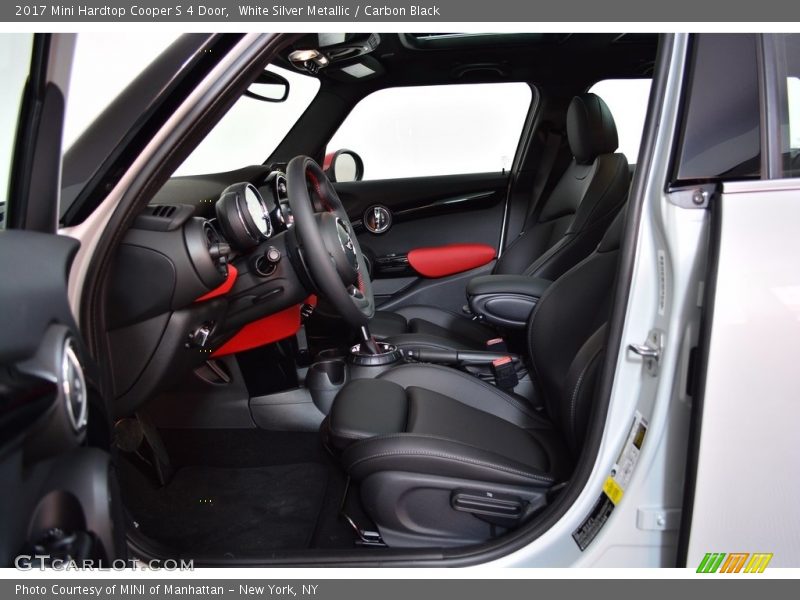 White Silver Metallic / Carbon Black 2017 Mini Hardtop Cooper S 4 Door