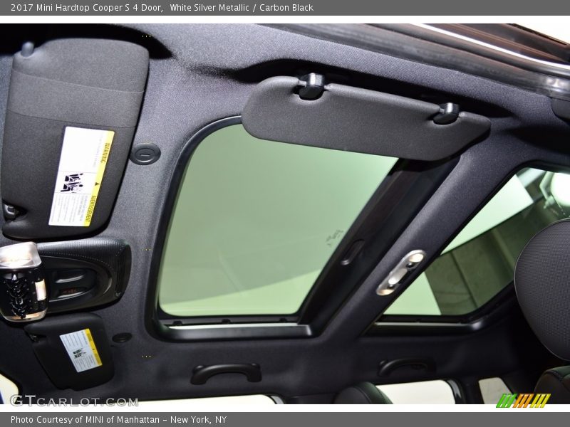 White Silver Metallic / Carbon Black 2017 Mini Hardtop Cooper S 4 Door