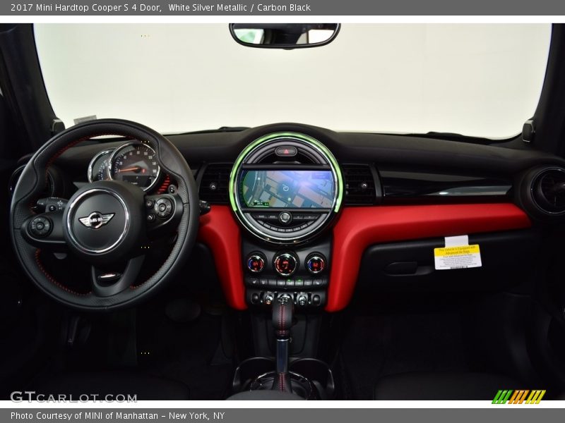 White Silver Metallic / Carbon Black 2017 Mini Hardtop Cooper S 4 Door