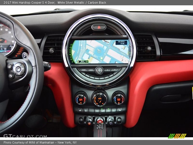 White Silver Metallic / Carbon Black 2017 Mini Hardtop Cooper S 4 Door